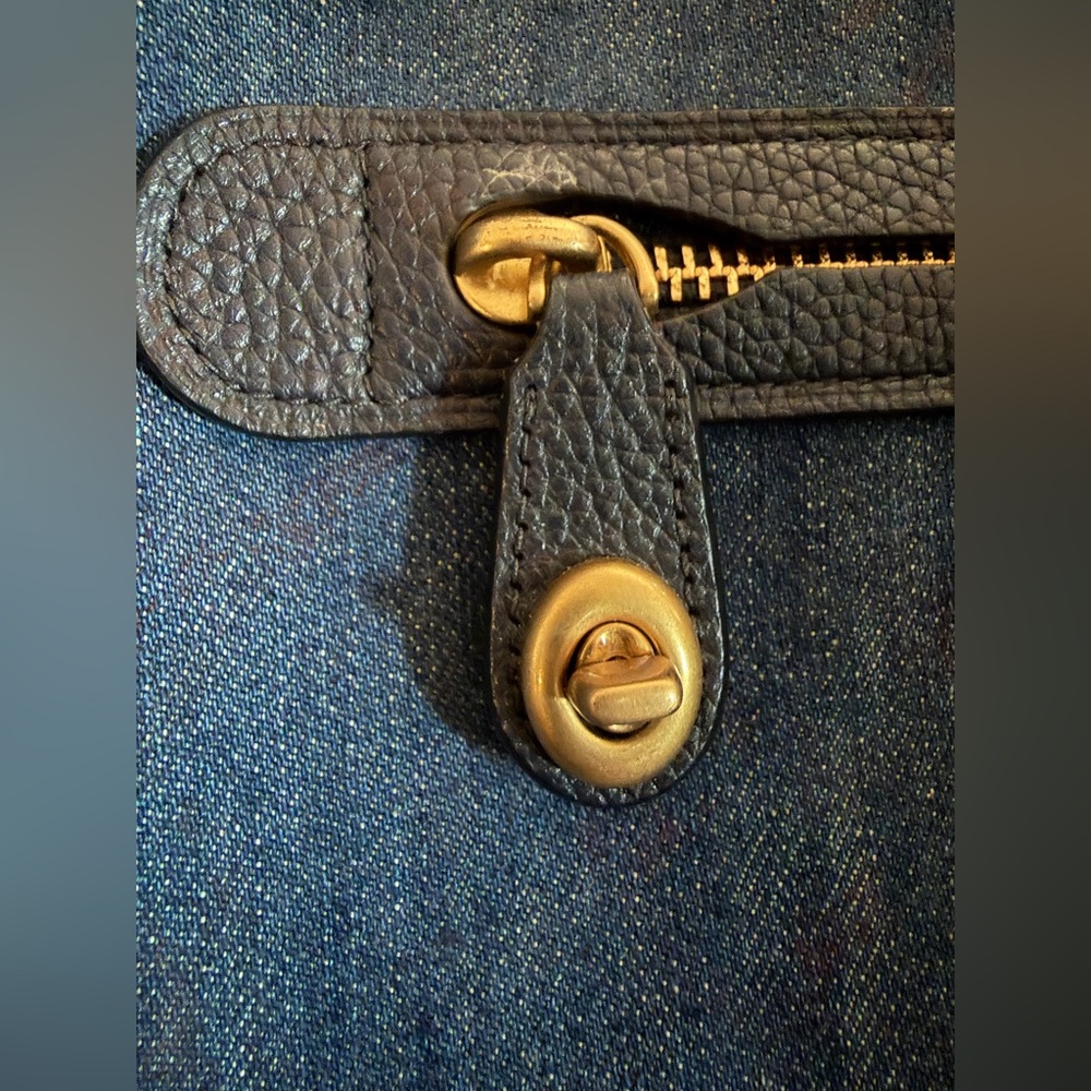 Coach Denim Taylor Tote - Picture 7 of 13